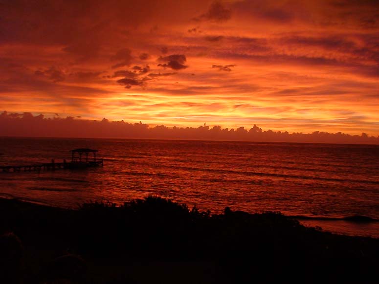 Sunrise at Caye Villas